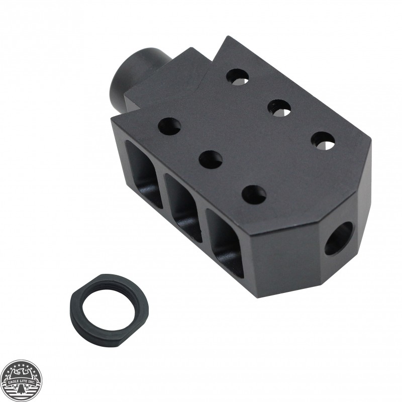 Custom .308 Muzzle Brake 6 Ports Recoil Reducer New Gen Part 308 rifle